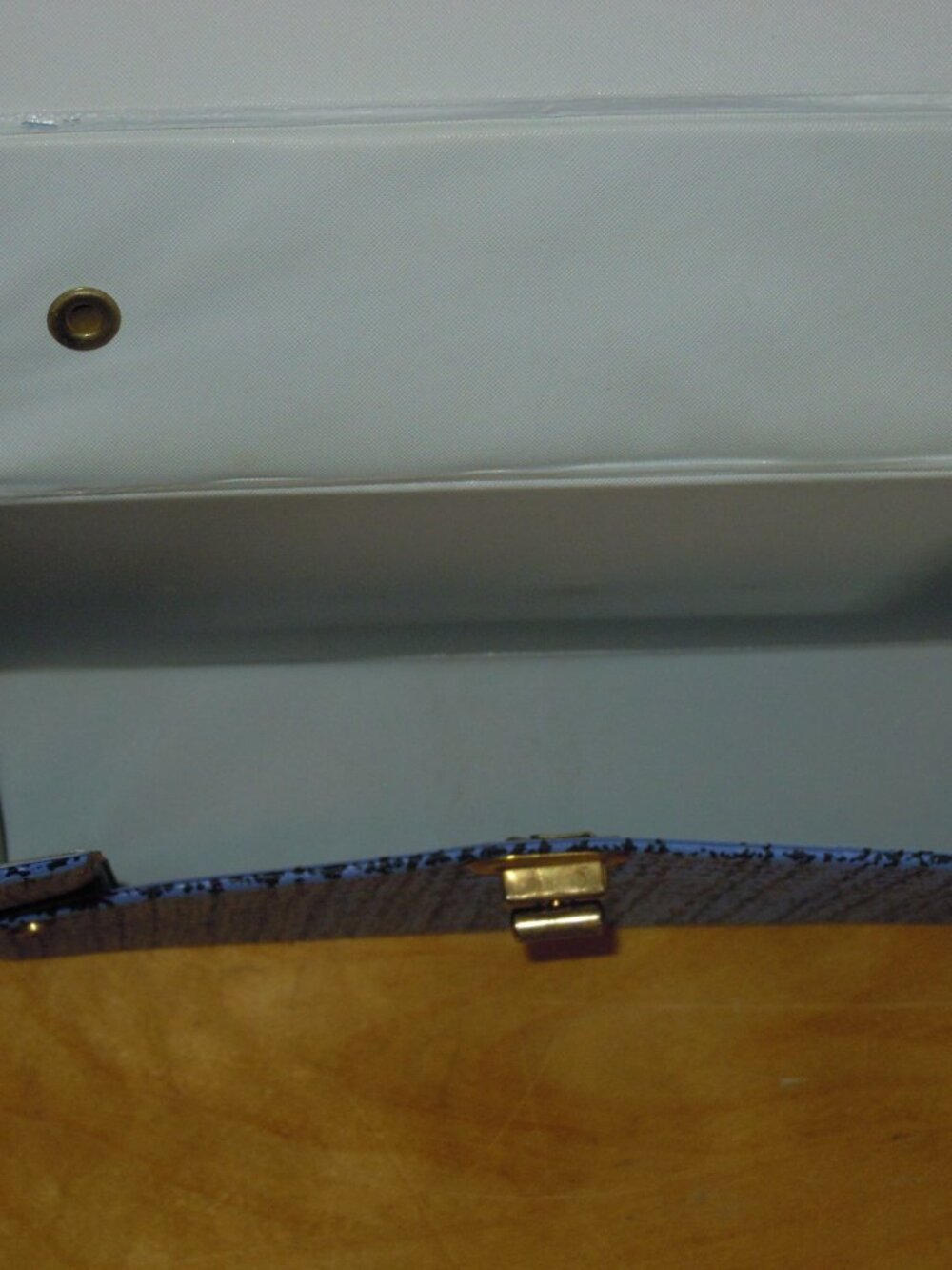 Vintage Blue Black Vinyl Record Carrying Case Box Holder 45s 60/70s EXC COND - Picture 2 of 7